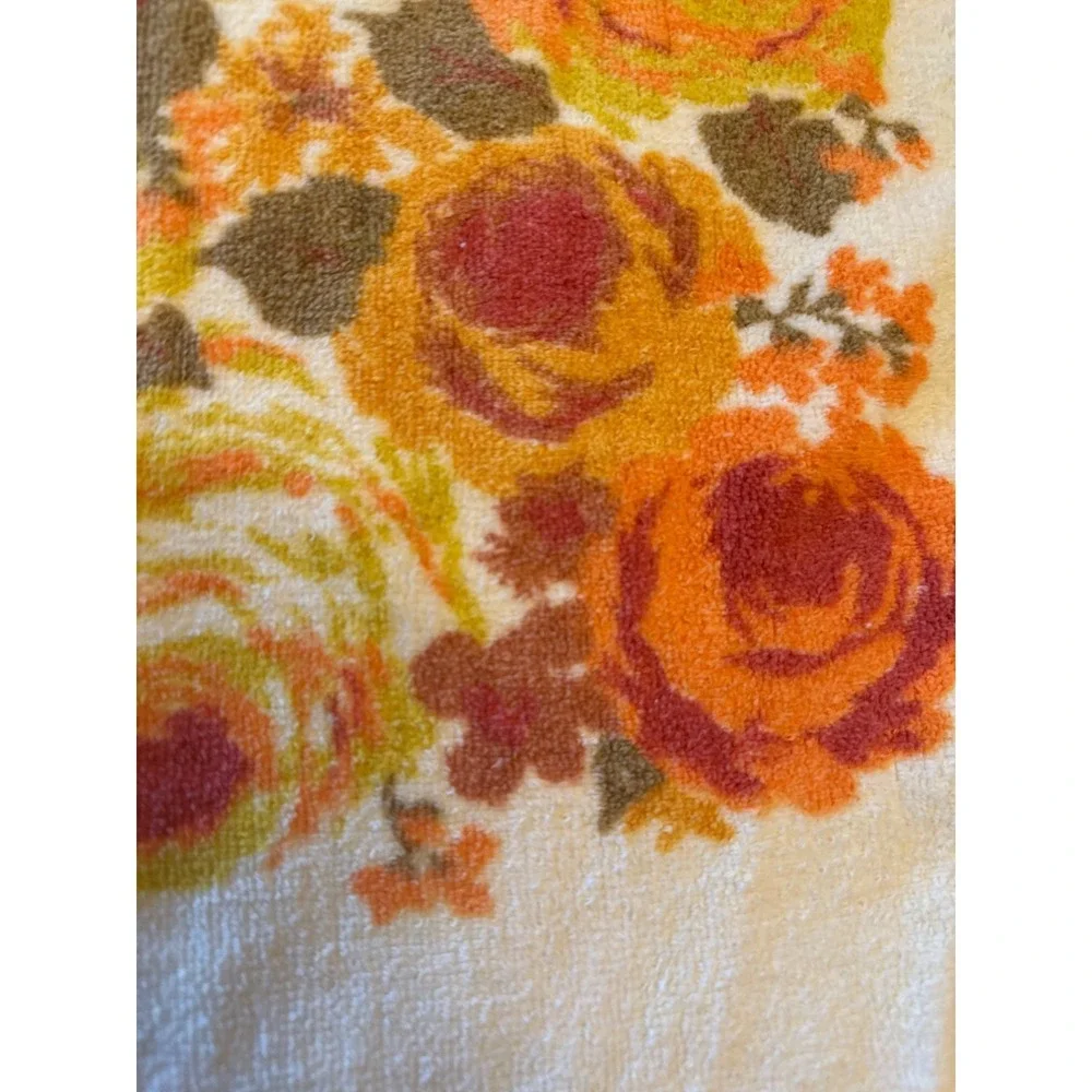 Vintage 70s Terry Original & Fashion Manor Cotton Hand Towels